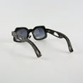thumbnail image 5 of Solvyn Handcrafted Horn Frame Sunglasses with Polarized TAC Lenses, Irregular Artisan Design & Hollow Temple, Lightweight PC Optical Lens, 5 of 8