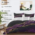 Abstract Marble Texture 4 Piece Duvet Cover Set Full Size Vintage ...