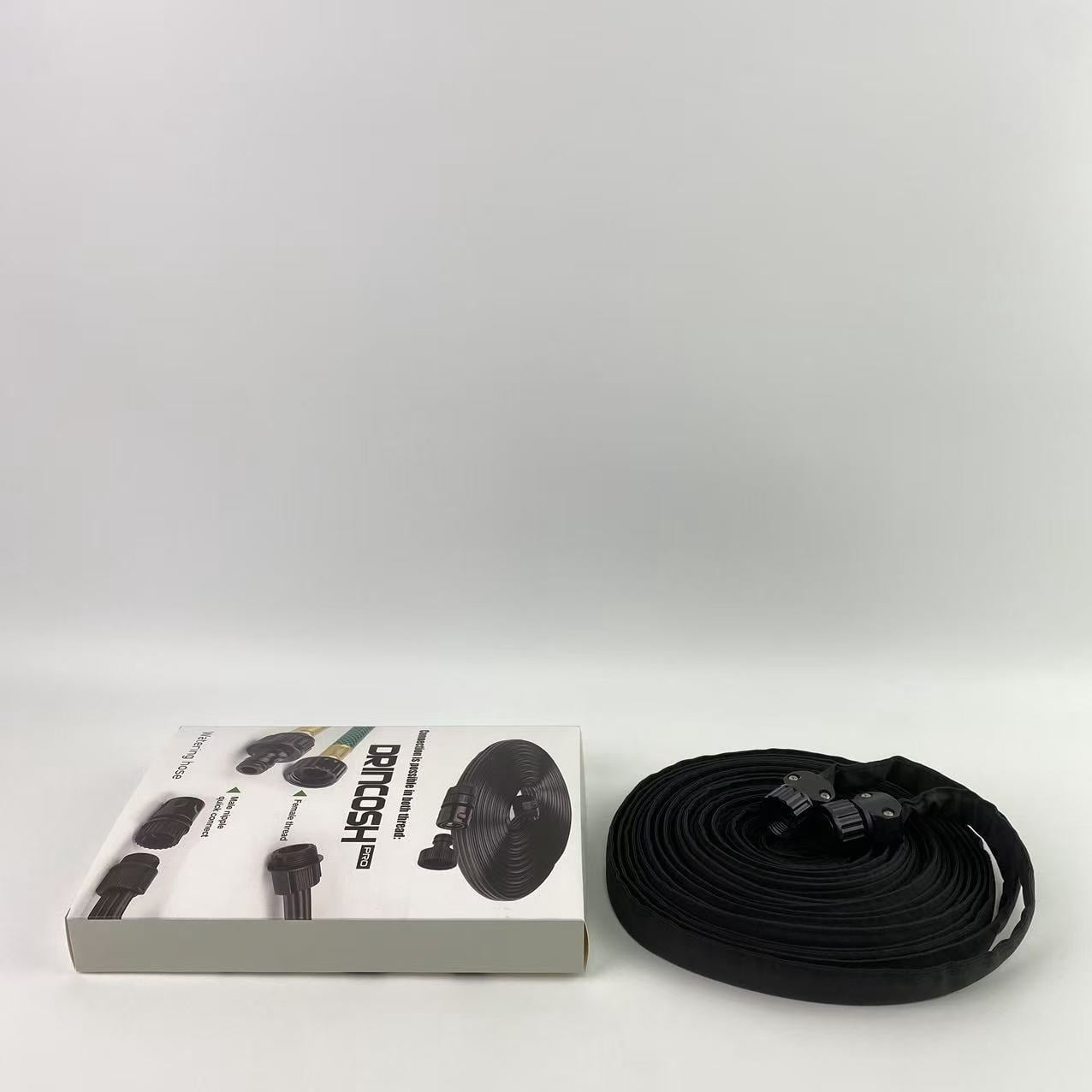 DRINCOSH PRO Watering hose, not of metal,Flat Soaker Hose for Garden Bed,25 50 75ft 50ft*2 1/2" Linkable Consistent Drip Irrigation (50FT)