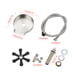 thumbnail image 4 of Kit de lavado automático de vasos de vidrio, limpiador de lavado de botellas de acero inoxidable extendido, 4 of 8
