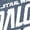 HEATHER BLUE, variant on The Mandalorian And Grogu - White Movie Logo - Women's Short Sleeve Graphic T-Shirt