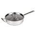 thumbnail image 3 of Update International 10" Induction Ready Stainless Steel Saute Pan w/Cover, 3 of 4