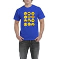 thumbnail image 1 of MmF - Men's T-Shirt Short Sleeve, up to Men Size 5XL - Emoji Group, 1 of 5