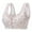 Pink, variant on Hessimy Daisy Bras for Older Women Front Closure Button Comfortable Convenient No Wire Underwear Push Up Everyday Bras(Yellow,85B)