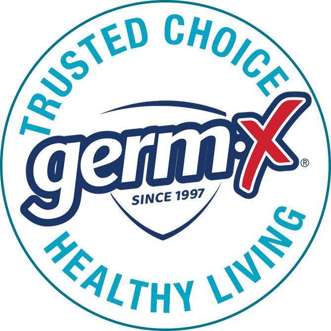 (4 pack) Germ-X Advanced Hand Sanitizer with Pump, Alcohol & Moisturizers, Original Fresh Scent, 33.8 fl oz.