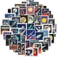 thumbnail image 2 of Paquete de pegatinas retro para viajes espaciales, 50 unidades, vintage Rocket & Planet, 2 of 2