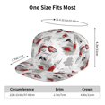 thumbnail image 5 of Goofa Koi Fish Printed Men's Baseball Cap,Straight Brim Hat,Golf Dad Hat,Versatile Style,Sun Protection Cap,Travel Hat, 5 of 9