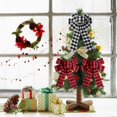 thumbnail image 3 of 63mm Christmas Ribbon Wired Classic Plaid Thicker DIY Anti-fade Gift Packing Imitation Flax Large Bowknot Making Xmas Tree Ribbon, 3 of 5