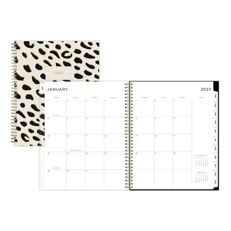 2022-2023 Weekly & Monthly Planner - July 2022 To June 2023, Twin-Wire Binding, Elastic Closure, Inner Pocket