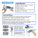 thumbnail image 2 of Calibrador Vernier digital profesional BLOOSOM alta precisión uso industrial 0mm a 150mm, 2 of 5