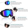 thumbnail image 3 of Gafas de motocross, gafas de motocicleta, paquete de 2 gafas, gafas de equitación, gafas de esquí, gafas a prueba de viento, gafas de casco de carreras para adultos, hombres, mujeres, jóvenes y n, 3 of 5