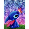 thumbnail image 1 of Disney 5D Diamond Painting Kit Set Cuadros Broderie Cross Stitch Diamand Art Cartoons Animal Lilo & Stitch Mosaic StilsonRound 20x30cm Gao Jinjia LED, 1 of 2