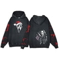 thumbnail image 4 of Sudadera con capucha de la película de terror Terrifier 2 para niños, sudadera con estampado de cara de fantasma de Halloween, Sudadera con capucha, Tops de manga larga, Hip Hop, Y2k, otoño, 4 of 4