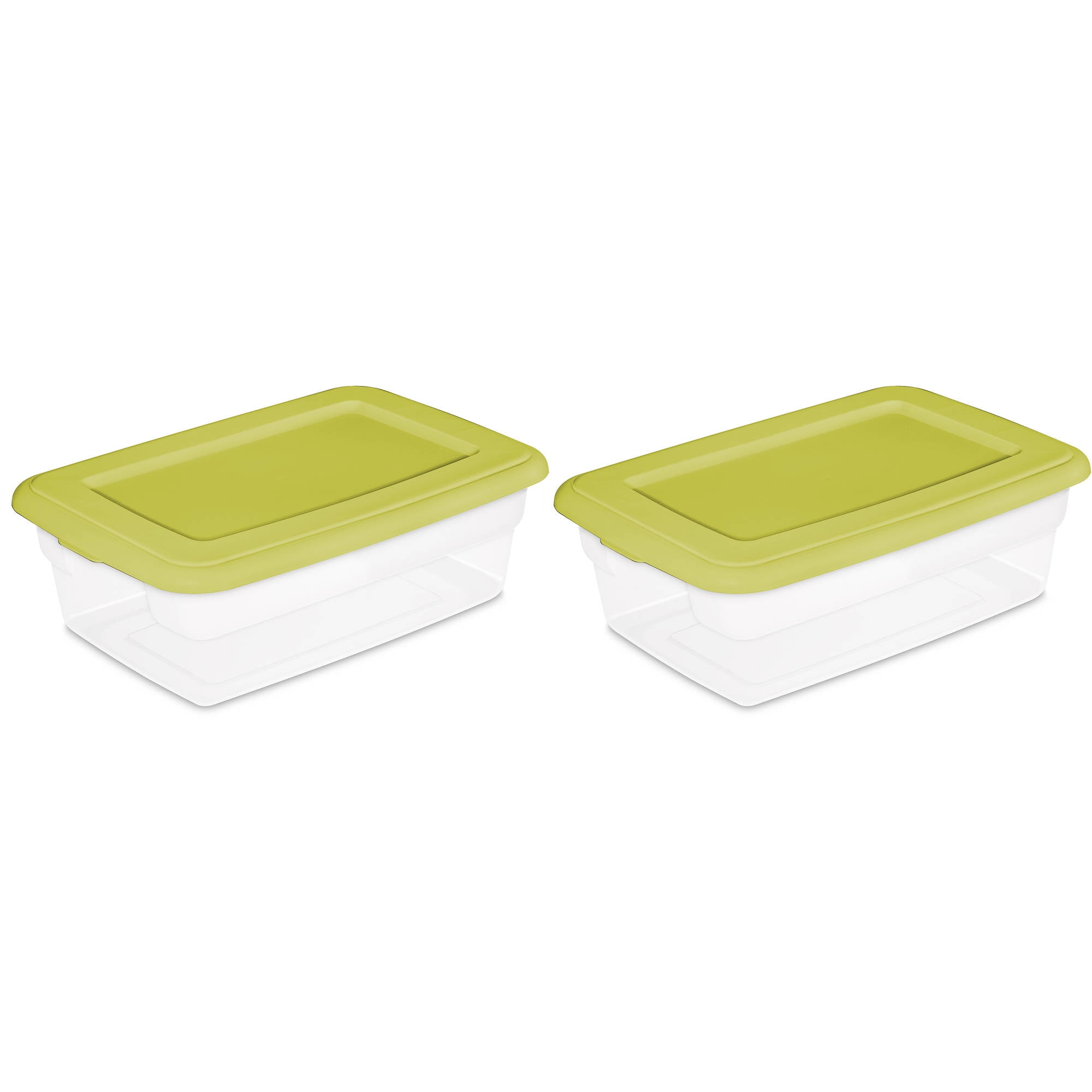 Sterilite 12 Quart Storage Bo Kiwi Fruit Set Of 2 Case 6 Sterilite 12 Quart Storage Bo Kiwi Fruit Set Of 2 Case 6 Com