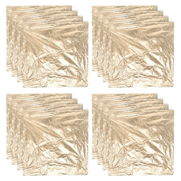 OUNONA 100Set Gold Flakes for Crafts Golden Copper for DIY Projects for Artists Craft Making
