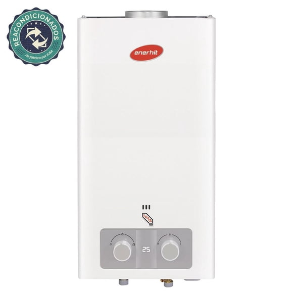 Calentador Instantáneo 12L Enerhit para gas L.P, Reacondicionado blanco