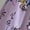 Purple, variant on Purple Floral Print Waist-Gathering Pleated A-Line Maxi Dress For Women