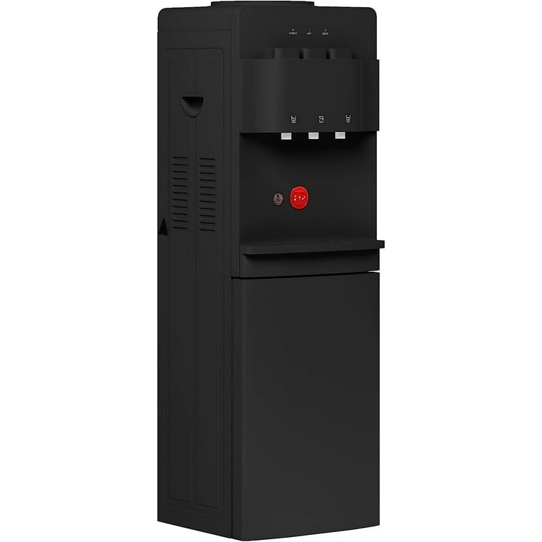 Water Cooler Dispenser for 5 Gallon Bottles, Top Loading Hot & Cold Water  Freestanding Electric Water Cooler Machine with Child Safety Lock Perfect