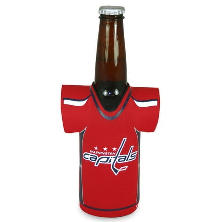 Washington Capitals Jersey Bottle Coozie - Beer Drink Tailgate Holder