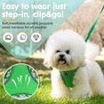 thumbnail image 2 of Dog Harness and Leash Set, No Pull Pet Harness for Small Dogs Easy Walking,Soft Breathable Small Dog Harness,Adjustable Reflective Step in Vest Harness for Puppy,Kitten, Cats, 2 of 7