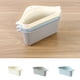 thumbnail image 4 of Injueey Filtro de fregadero cocina filtro de fregadero triangular colador drenaje vegetal Fruite escurridor cesta ventosa soporte de esponja Organizadores de utensilios de cocina gris, 4 of 6