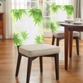 thumbnail image 4 of Summer Chair Covers Set of 1 Watercolor Green Plant Chair Back Covers Stretch Removable Washable Slipcovers Protector for Dining Room Kitchen Party Decor, 4 of 9