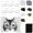 DIY suit F2, variant on SDFGTstore Cats Foxes with Furs Eye Mesh Arts Craft Kit,Therians Kit