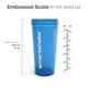 thumbnail image 3 of Smartshake Lite Paquete de 4 Botellas Coctelera de Proteínas 800 ml | 27 oz - Tapa roscada a prueba de fugas - Sin BPA - Unisex - Gris niebla, Verde militar, Negro, Azul marino, 3 of 5