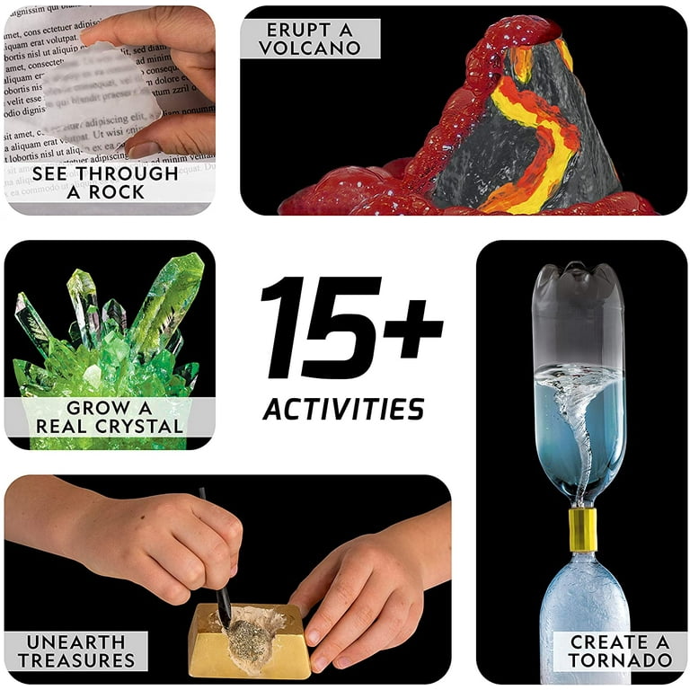 National Geographic Mega Science Lab - Science Kit for Kids with 130+ Easy  Experiments, Featuring Earth Science, Chemistry Set, and Science Magic STEM  