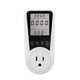 thumbnail image 1 of LCD Display Electricity Usage Power Meter Socket Energy Watt Voltage Amps Tester Wattage KWH Consumption Analyzer Monitor Outlet AC110V~130V, 1 of 5