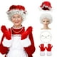 thumbnail image 5 of Christmas Holiday Decoration Hat Wig Glasses Gloves Necklace Set, 5 of 5