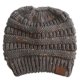 thumbnail image 2 of Gorro de punto colorido para mujer y niña, gorro cálido para otoño e invierno (gris oscuro) Tmvgtek Para estrenar, 2 of 6