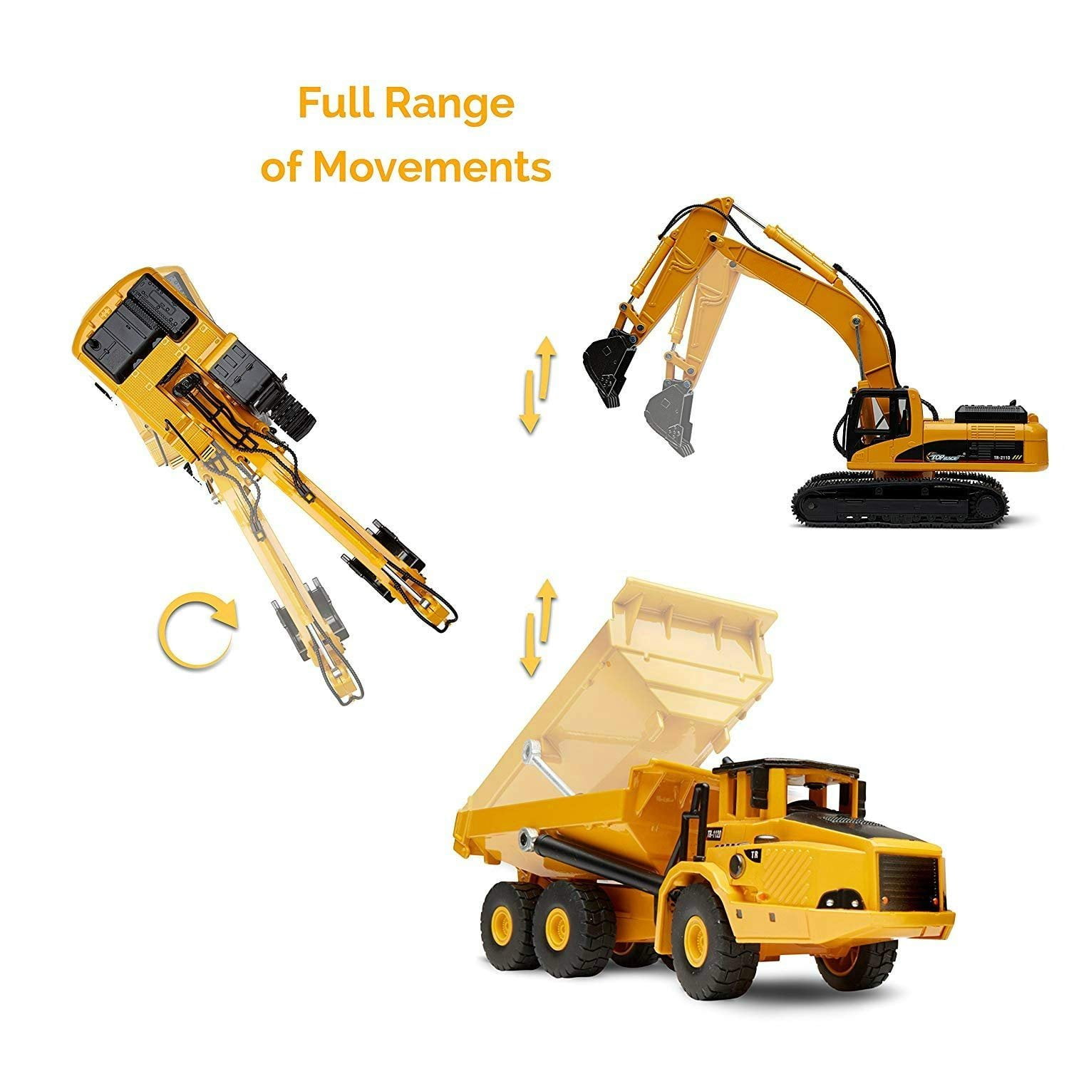 metal heavy equipment toys