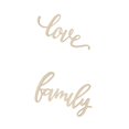 thumbnail image 1 of Placas Decorativas de Pared de Modernas de la y Family Decoración de de Habitación Dormitorios Gloria Letrero de madera inacabado para la familia, 1 of 9