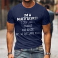 thumbnail image 2 of Men's T-shirt Graphic Text 3D Printing Street Casual Short Sleeve Button Down Printed Clothing Basic 4XL, 2 of 5