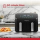 thumbnail image 5 of Holstein Housewares Freidora de Aire Digital de Doble Cesta de 9,5 Cuartos, Negra, con 9 Funciones de Cocción Preestablecidas, Pantalla LED y Temporizador de Apagado Automático de 30 Minutos, 5 of 5