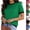 #03 Green, variant on Women Short Sleeve Sweater Summer Crew Neck Dressy Casual Soft Knit Pullover Tops Trendy,XXL,#03 Coffee