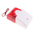 thumbnail image 1 of 12v hardwired interior sirena sirena hogar seguridad alarma de incendio rojo 100db Sunnimix Sirena estroboscópica interior con cable, 1 of 7