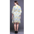 thumbnail image 2 of Bimba Tie-Dye Short Caftan Midi Dress Beach Swimwear Cover up Womens Kaftan-XL-3X, 2 of 5