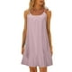 thumbnail image 1 of Mini vestido camisola sin mangas y sin espalda para mujer, para la playa, de poliéster, con volantes en el dobladillo, para cubrir el bikini, para llevar en vacaciones y en fiestas en la piscina., 1 of 8
