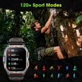 thumbnail image 4 of Reloj inteligente Hwagol 2.01 HD Military con batería de 1000 mAh para Android/iPhone, 4 of 9