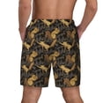 thumbnail image 4 of Uemuo Squirrel Gathering Nuts Pattern Mens Swim Trunks Quick Dry Board Shorts with Mesh Lining, Stretch Beach Shorts Quick Dry No-Chafing Board Shorts-X-Large, 4 of 9