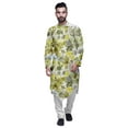 thumbnail image 1 of Atasi Kurta à Manches Longues Imprimé pour Hommes Col Mandarin Kurta Long Ethnique pour Garçons, 1 of 1