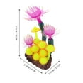 thumbnail image 2 of unbranded 2Pcs Aquarium Simulation Coral Soft Silicone Decorative Sea Anemone for Fish Tank, 2 of 6