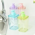 thumbnail image 7 of Nkmbld Refillable Shampoo Container Facial Cleanser Foamer Press Manual Bottle Foaming Bottle for Hand Soap, Dish Soap, Lotion, Body Wash, Pink, 7 of 7