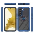 thumbnail image 3 of SaniMore Case for Samsung Galaxy S23 Plus 2023 Release, Rugged PC Backplane Shockproof TPU Bumper 360° Rotatng Ring/Kickstand Anti-drop Heavy Duty Protective Case For Samsung Galaxy S23 Plus, Darkblue, 3 of 5