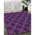 thumbnail image 3 of Ahgly Company Machine Washable Indoor Rectangle Transitional Dark Orchid Purple Area Rugs, 7' x 9', 3 of 7