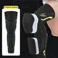 thumbnail image 4 of Anti-collision Padded Knee Compression Brace Long Leg Sleeves for Sports Basketball, Football, Volleyball,Knee Pads Shin Support, 4 of 6