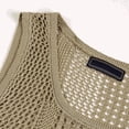 thumbnail image 6 of Tank Tops Men Lightweight Breathable Relaxed Fit Hollow out See through Sleeveless Shirt Beach Hippie Tank Shirts, 6 of 7