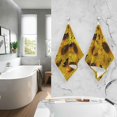thumbnail image 7 of Dreamtimes Sunflower Ultra Soft 2 PCS Towel Set, Highly Absorbent Hand Towels 16 x 28 Inch Cotton Towels for Bathroom Hotel Gym Travel, Ideal for Daily Use, 7 of 7